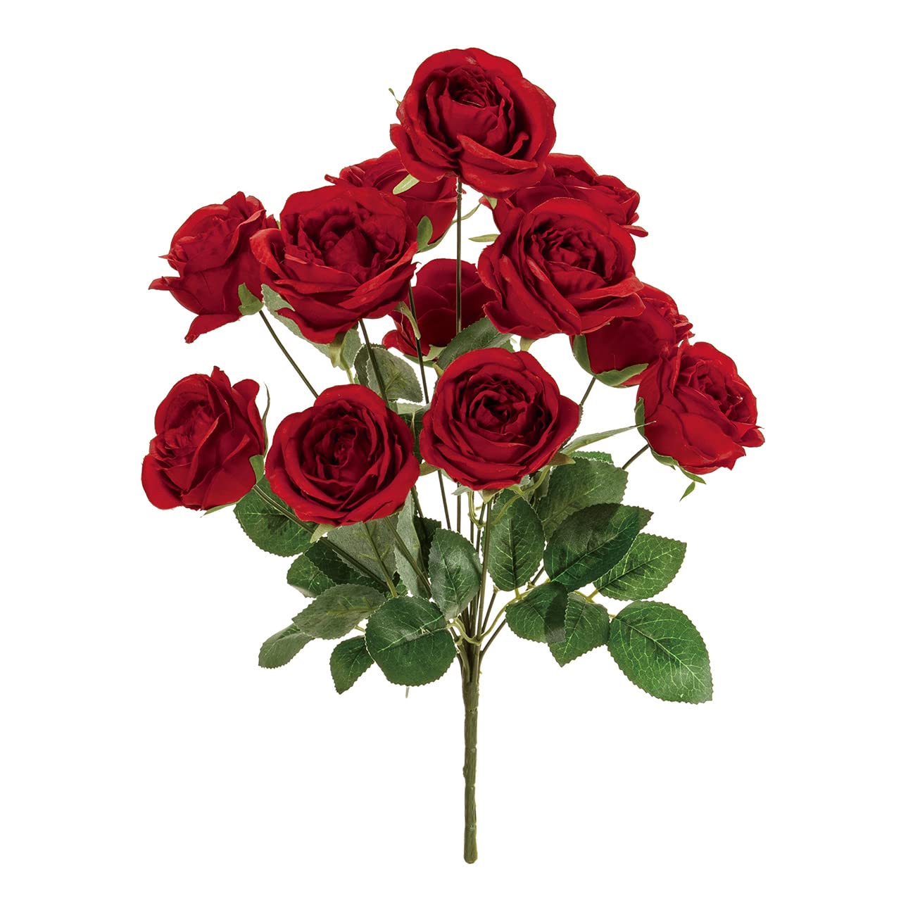 Amazon｜東京堂 造花 MAGIQ ルシアローズブッシュ レッド 花径7XL37